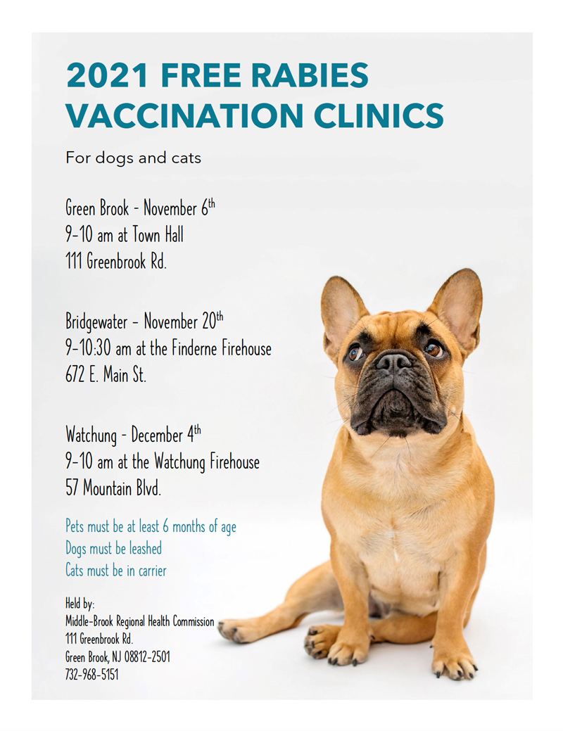 Rabies Vaccination Clinic Flyer